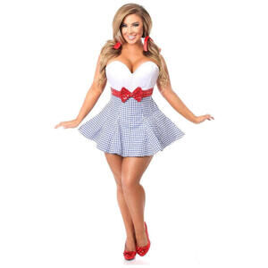 New Daisy Top Drawer Sexy‎ Kansas Girl Corset Dress Cosplay Costume Size 6X